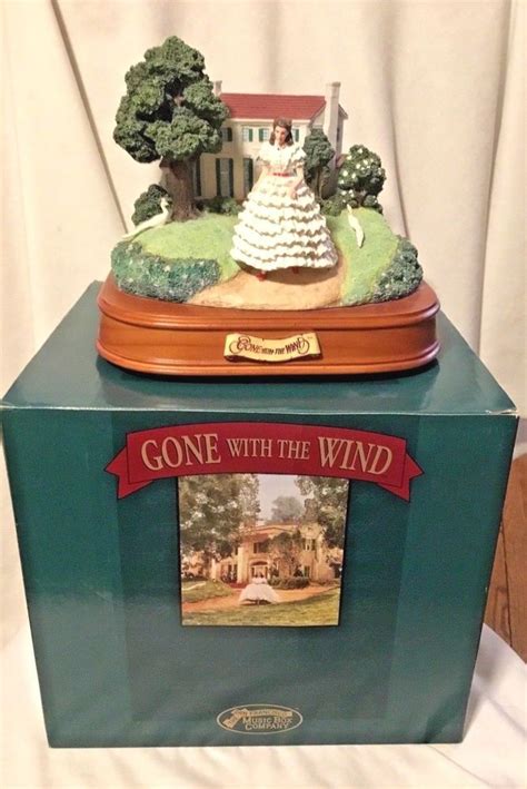 gone with the wind metal box|Gone with the Wind Music Box for sale .